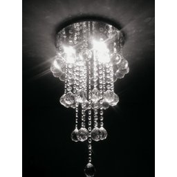 LUSTRE DE CRISTAL,(LEGÍTIMOS K9) PARA SALA, QUARTO,COM 60CM DE ALTURA - 1