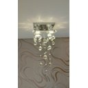 Ver imagem 1 de Lustre de cristal para sala, hall social com 60cm de altura