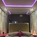 Ver imagem 2 de Kit 2 Lustres Pendente para Lateral de Cama com 1,10 Metros de Altura