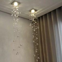 Kit 2 Lustres Pendente para Lateral de Cama com 1,10 Metros de Altura - 1