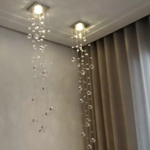 Kit 2 Lustres Pendente para Lateral de Cama com 1,10 Metros de Altura