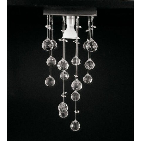 Lustre de Cristal para Quarto, Corredor com 30cm de Altura