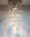 Ver imagem 1 de LUSTRE DE CRISTAL PARA LAVABO, CORREDOR COM 35CM DE ALTURA