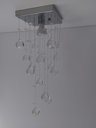 Ver imagem 3 de LUSTRE DE CRISTAL PARA LAVABO, CORREDOR COM 35CM DE ALTURA