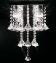 Ver imagem 1 de LUSTRE DE CRISTAL PARA SALA DE JANTAR,ESTAR,HALL DE ENTRADA,CORREDOR, COM 20CM DE ALTURA