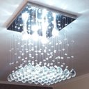 Ver imagem 1 de LUSTRE DE CRISTAL PARA SALA DE JANTAR COM 30CM DE ALTURA LÂMPADAS INCLUSAS