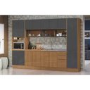 Ver imagem 1 de Cozinha Modulada Kappesberg 7 Peças Vibra C7p110 Canela/grafite Lacca