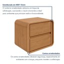Ver imagem 5 de Mesa de Cabeceira 2 Gavetas 45cm X 55cm Loop