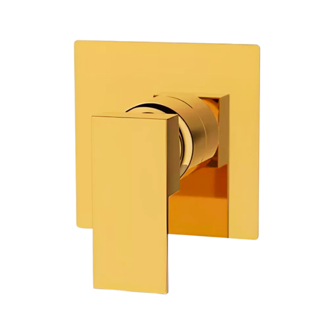 Acabamento para Registro Ducha Chuveiro Monocomando Padrão Base Deca Gold Dourado Metal Premium Pmx