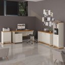 Ver imagem 1 de Conjunto Escritório Office Escrivaninha Balcões Gaveteiro Berlin