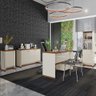 Conjunto Escritório Office Escrivaninha Balcões Gaveteiro Berlin - 6