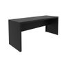 Mesa para Escritório Escrivaninha Madeira Linha Office 180cm Cor:preto - 5