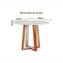 Ver imagem 6 de Conjunto Mesa Áustria 4 Cadeiras Aurora Estofadas com Braços de Corda Artesanal Espresso Moveis