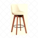 Ver imagem 5 de Kit 3 Banquetas Gourmet para Cozinha ou Bancada Bege Claro