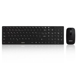 Kit Teclado E Mouse Wireless Sem Fio 1600 Dpi 3v Bk-wh