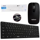 Ver imagem 2 de Kit Teclado E Mouse Wireless Sem Fio 1600 Dpi 3v Bk-wh