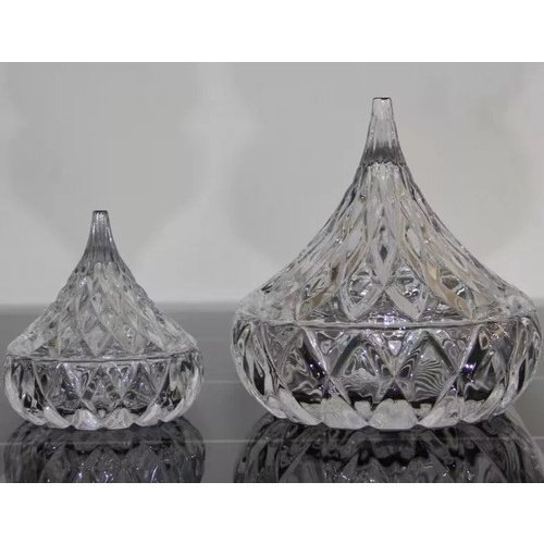 Ver imagem 6 de Pote Bomboniere Decorativo de Vidro Multiuso Moderno 9x8cm