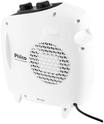 Aquecedor Elétrico Philco Paq2000b 2 em 1 1500w Portátil:110v - 2