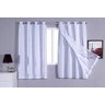 Cortina Quarto Corta Luz Blackout com Voil 2,70 L X 1,70m - 1