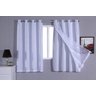 Cortina Quarto Corta Luz Blackout com Voil 2,70 L X 1,70m - 2