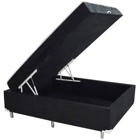 BOX BAU CONJUGADA MOLA VIUVO SUEDE (110KG - 1.28X1.88X56):CAFECOMLEITE