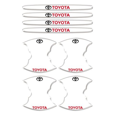 Adesivo Protetor de Maçaneta Porta Carro Toyota Transparente