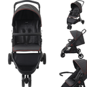 Ver imagem 2 de Carrinho de Bebe com Bebe Conforto Burigotto Cr3 Gray Red