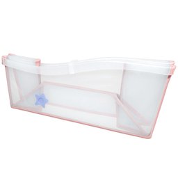 Banheira Infantil Dobrável Rosa - Buba - 2