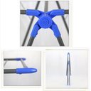 Ver imagem 6 de Varal de Chão 2 Andares Dobravel Compacto Portatil Multiuso Lavanderia Apartamento Articulado Seca