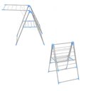 Ver imagem 5 de Varal de Chão 2 Andares Dobravel Compacto Portatil Multiuso Lavanderia Apartamento Articulado Seca