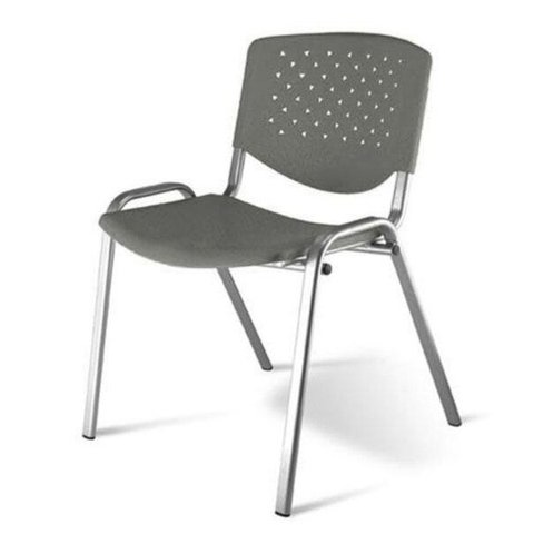 Cadeira Empilhável Linha Polipropileno Atenas Cor:Preto