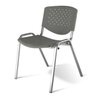 Cadeira Empilhável Linha Polipropileno Atenas Cor:Preto - 1