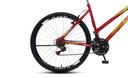 Ver imagem 4 de Bicicleta Colli Cazelle Allegra Aro 26 Freio V-brake Quadro 18 Vermelho