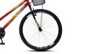 Ver imagem 3 de Bicicleta Colli Cazelle Allegra Aro 26 Freio V-brake Quadro 18 Vermelho