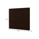 Ver imagem 2 de Painel de Cama Box Estofada Solteiro Sky Plus Veludo Cacau - Simbal