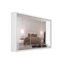 Ver imagem 1 de Guarda Roupa Casal 3 Portas de Correr e 6 Gavetas c/ 3 Espelhos Toronto Branco - Europa