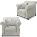 Ver imagem 2 de Kit 2 Poltronas Decorativas Retro Polo Veludo 2223 Ezz 2223