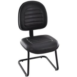 Cadeira Executiva Base Fixa em S Linha Office Gomada - 1