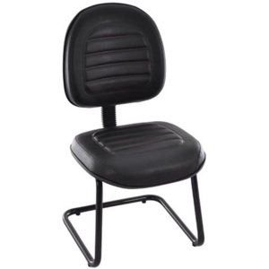 Cadeira Executiva Base Fixa em S Linha Office Gomada