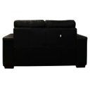 Ver imagem 5 de Sofá de Couro 2 Lugares Paris 164cm M06 Cor Preto 450 - Doce Sonho Móveis SOFÁ 2 LUGARES 3 LUGARES C