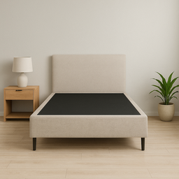 Base Cama Box Casal Suede 138x188 Bege - 3