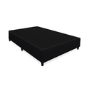 Ver imagem 1 de Base Cama Box Casal Suede 138x188 Preto