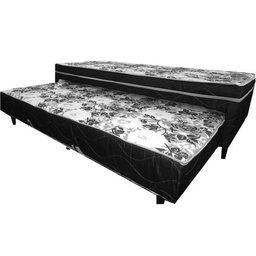 Cama Box Solteiro Conjugado com Auxiliar Bicama Espuma Ortopédica - 2