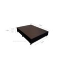 Ver imagem 2 de Base para Colchão Viúva - Suede Preto