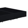 Base Cama Box Casal Bipartido Suede Preto - 138x188x39 - 3