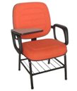 Ver imagem 1 de Cadeira Diretor Universitária Suporta150Kg Linha Plus Size Cor:Vermelho
