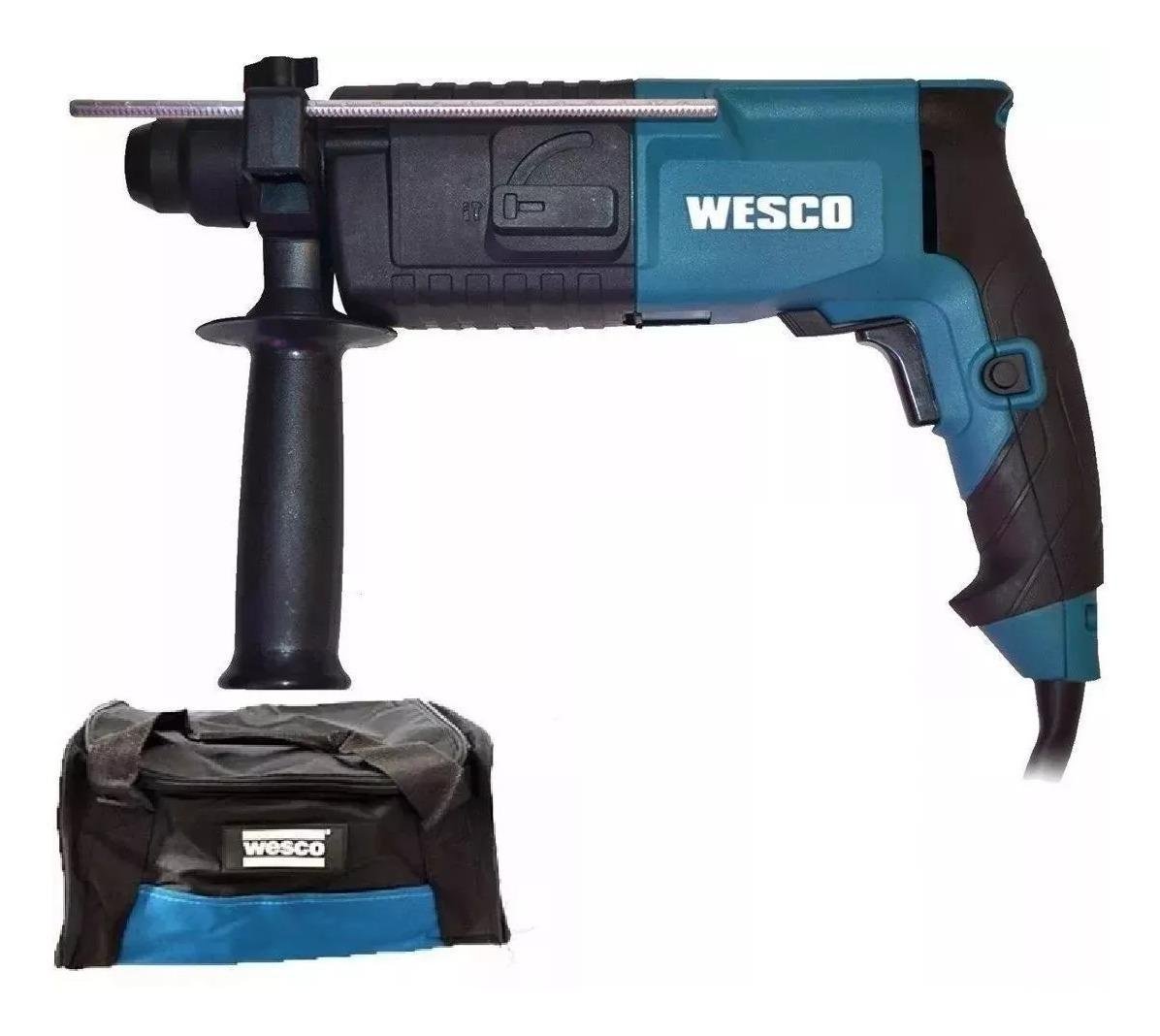 Martelete Wesco Ws3160K Azul Com 620W /20 Mm