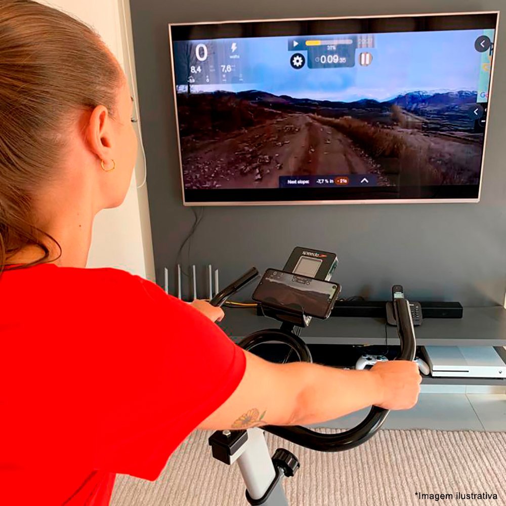 Bicicleta Spinning Speedo S103 Painel Completo com Conexão Bluetooth para Apps de Treino - 6