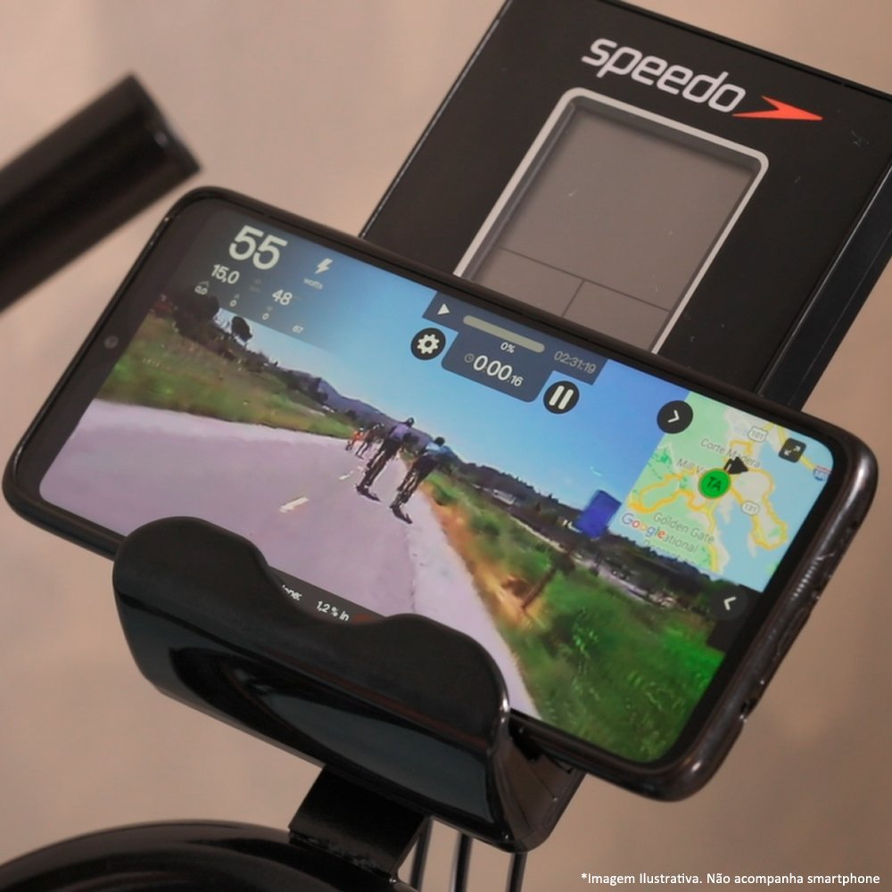 Bicicleta Spinning Speedo S103 Painel Completo com Conexão Bluetooth para Apps de Treino - 7