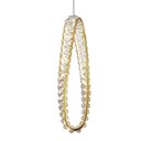Ver imagem 4 de Lustre Pendente Dourado e Cristal Led 25w 3000k Walo 12x45cm Bivolt